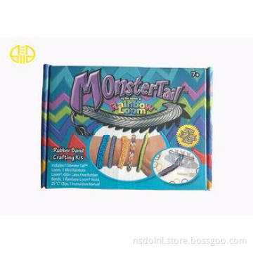 Original Rainbow Loom Rubber Band Monster Tail Set , 600pcs